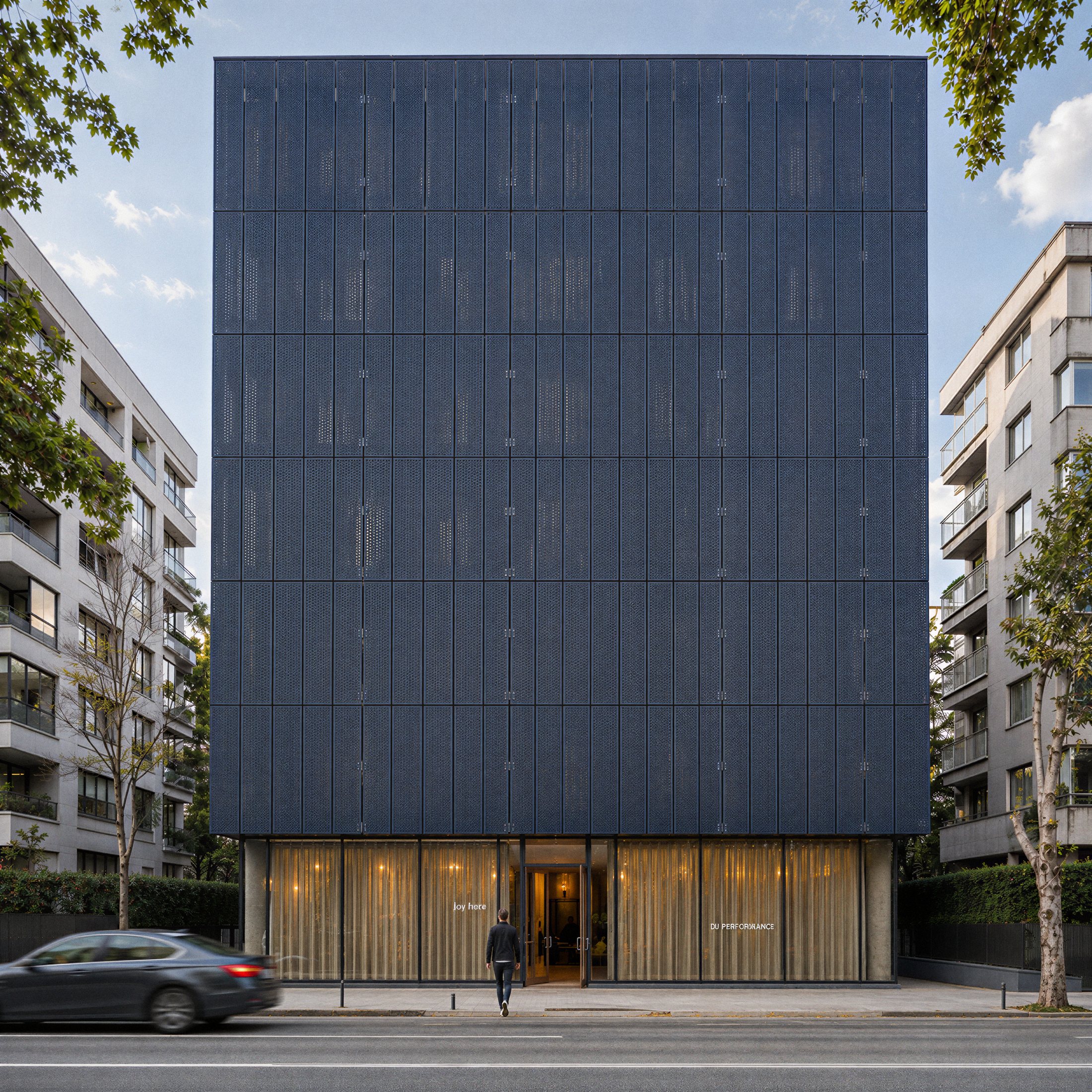 No:8 Apartmanı, gündüz cephe genel görünüm